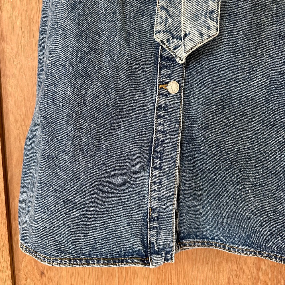NWT Zara Denim Sleeveless Doro Dress Size Small! - Picture 9 of 11